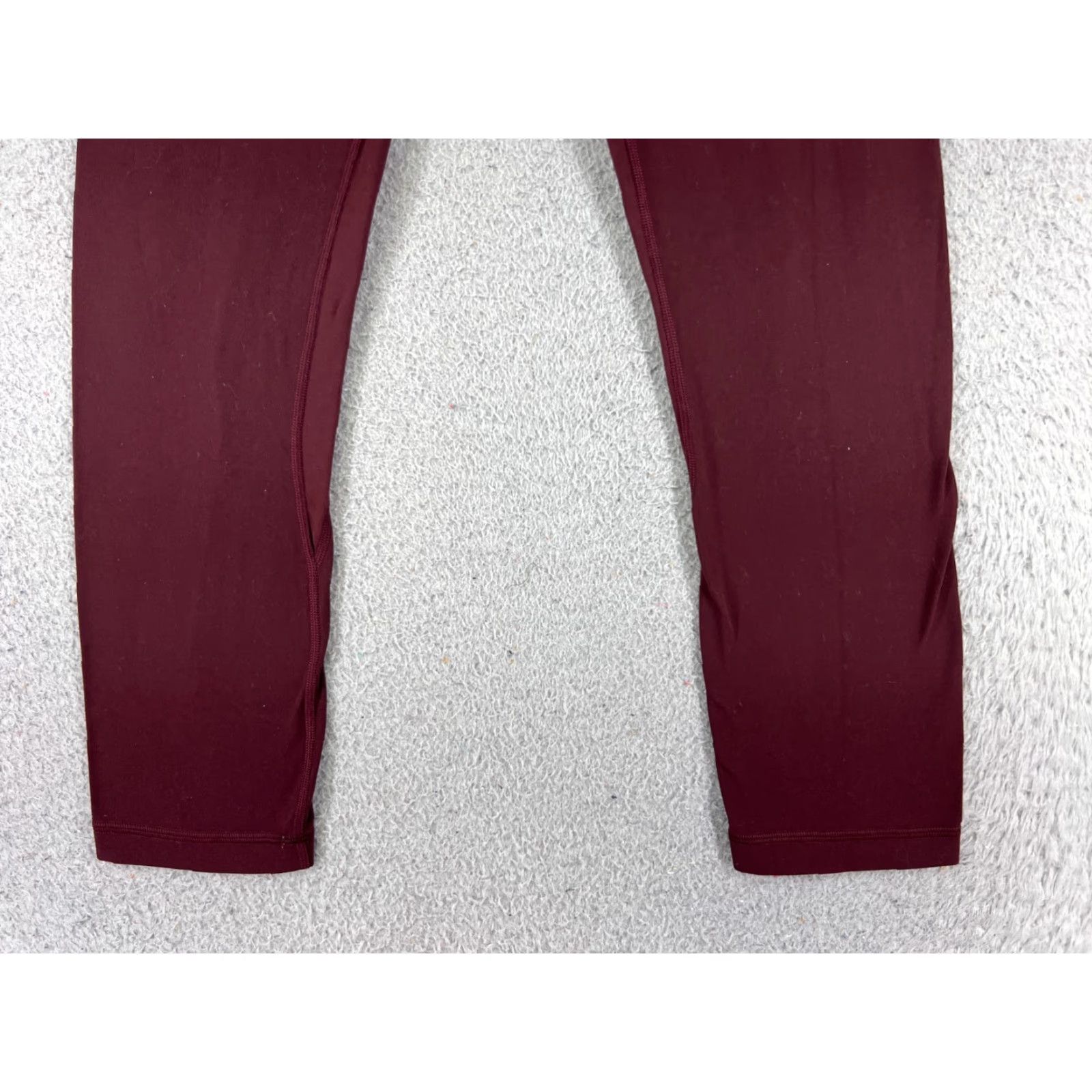 Lululemon Lululemon Leggings Womens 2 Red Wunder Under Crop Yoga High Rise LW6AG0S Cropped Pockets 22in Inseam Relaxed Skinny Size 26" / US 2 / IT 38 - 2 Thumbnail