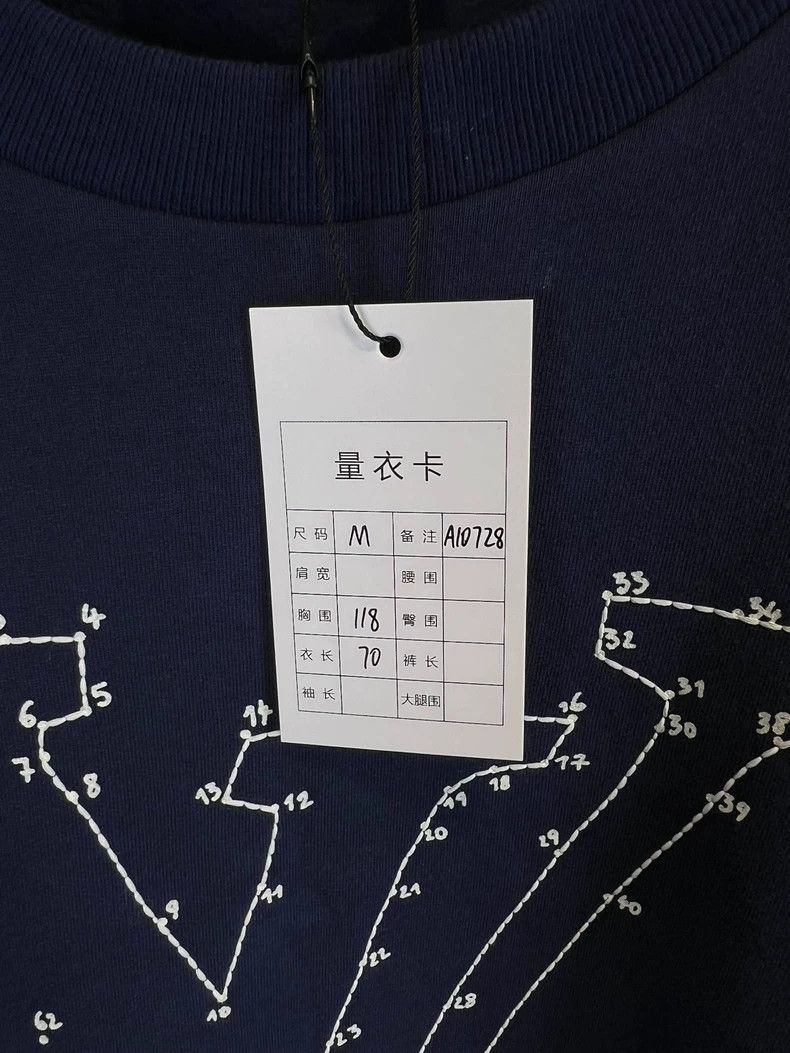 Louis Vuitton Louis Vuitton Dark Blue Lianliankan Sweatshirt Size US M / EU 48-50 / 2 - 6 Thumbnail