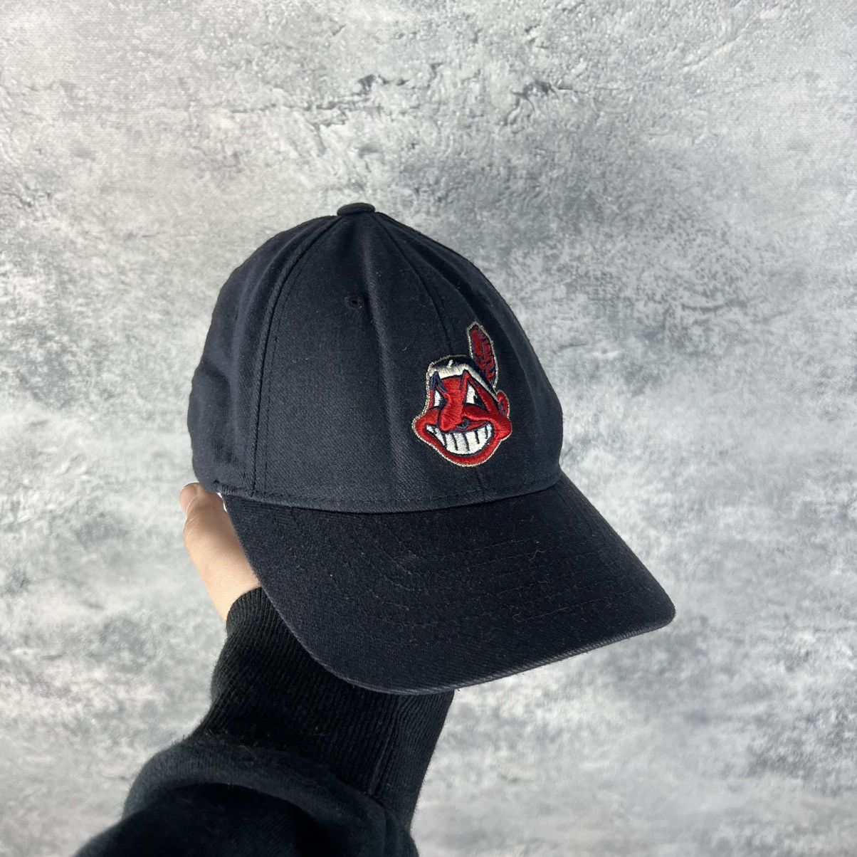 MLB Cleveland Indians Vintage Cap Men's Blue One Size Size ONE SIZE - 1 Thumbnail