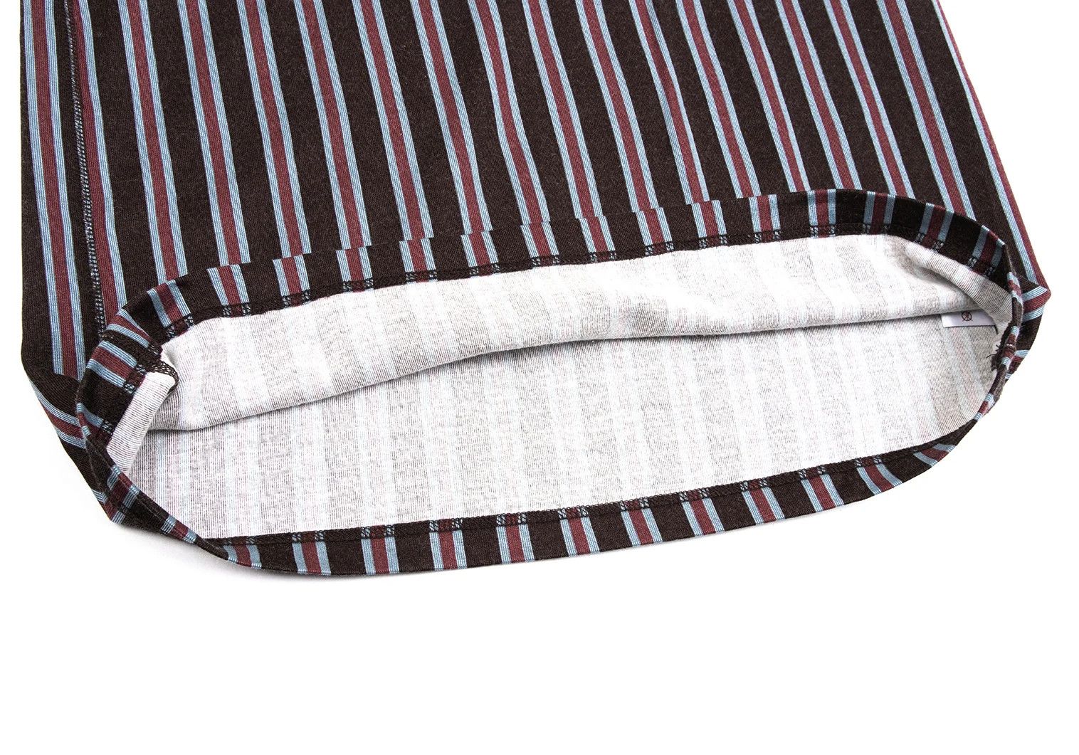 Jean Paul Gaultier Nylon Cotton Metallic Striped T-Shirt in Brown, Red, Blue Size US M / EU 48-50 / 2 - 7 Thumbnail