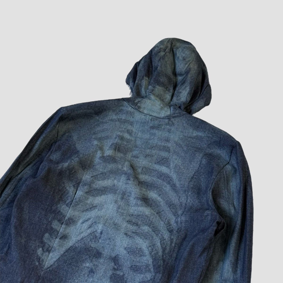 Off-White Off-White Body Scan X-Ray Denim Hoodie Size US M / EU 48-50 / 2 - 7 Thumbnail