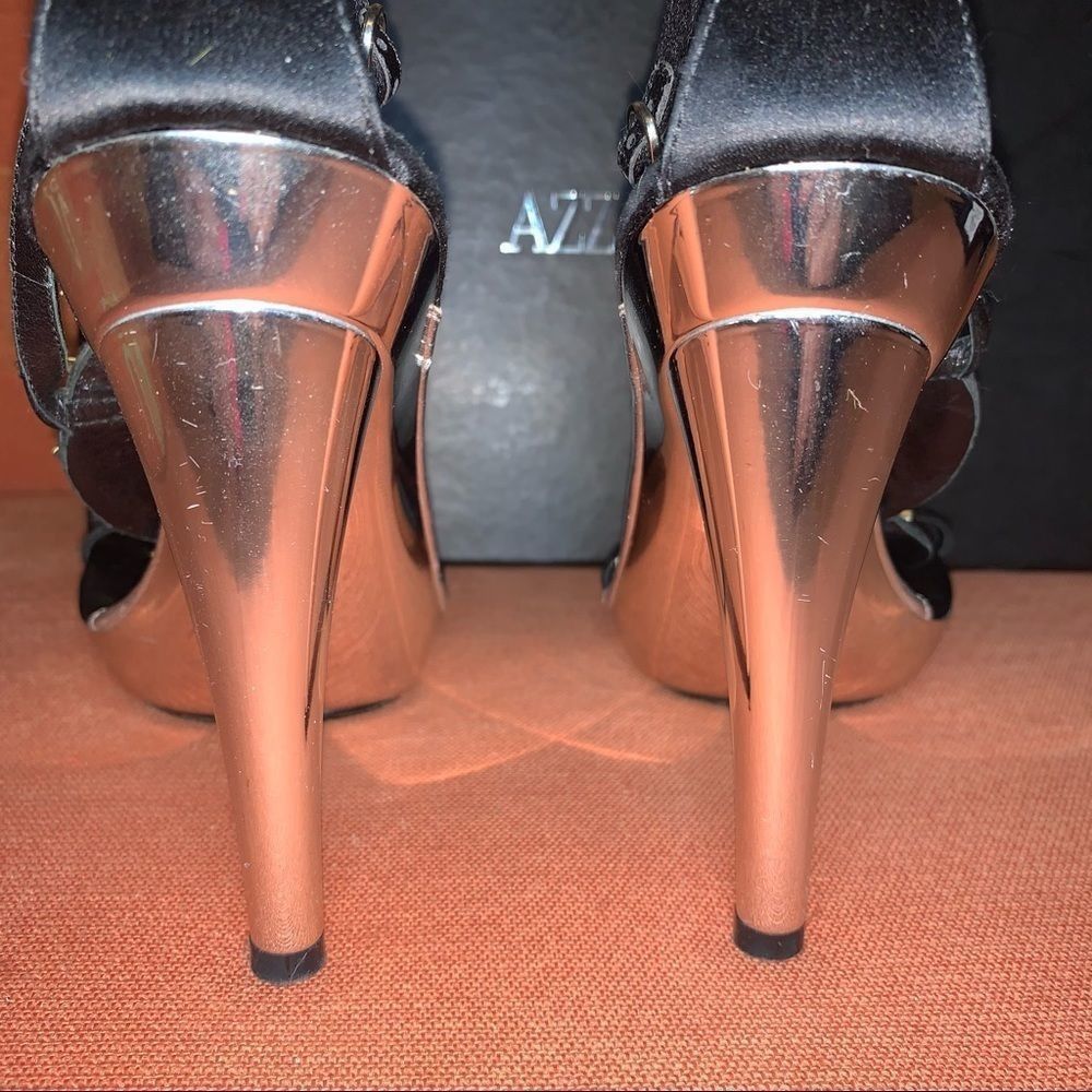 Azzaro Jemima Khan for Azzaro Bejeweled Heels Size US 6.5 / IT 36.5 - 6 Thumbnail