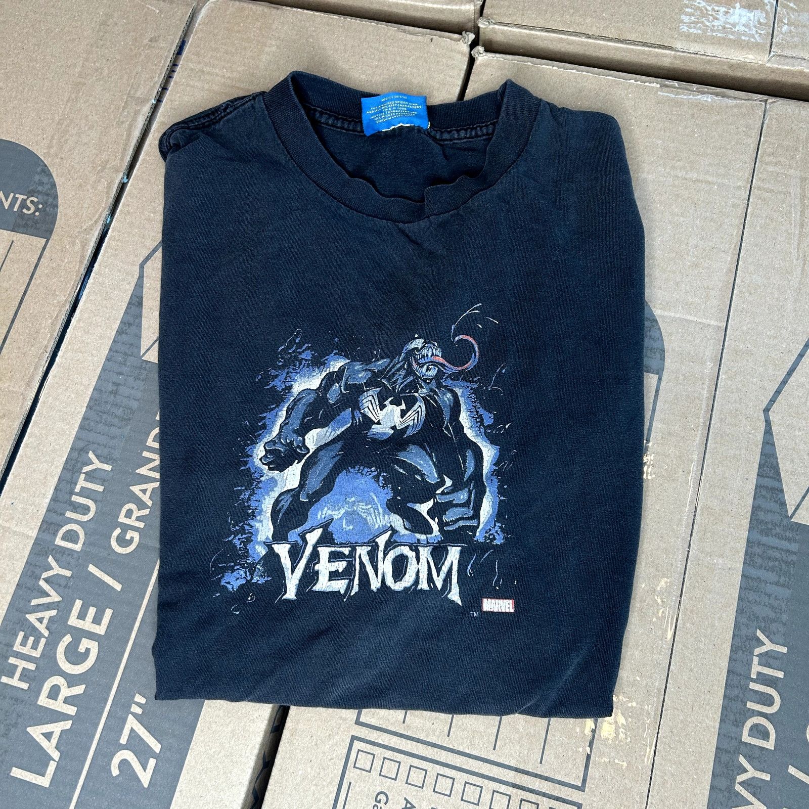 Vintage Y2K Marvel Venom T-Shirt Large Size US L / EU 52-54 / 3 - 1 Thumbnail
