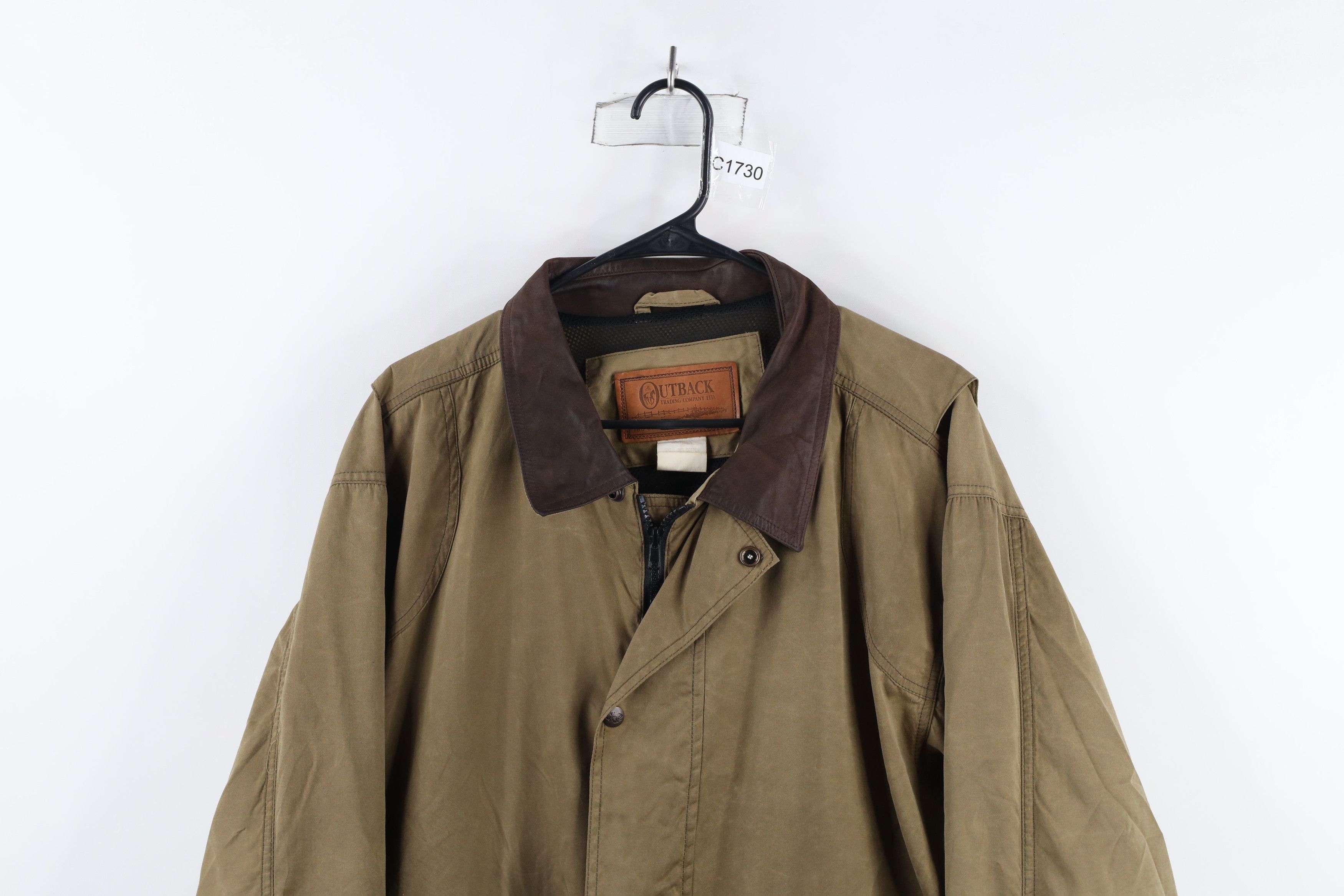 Vintage Vintage 90s Streetwear Waxed Cotton Bush Safari Jacket Size US L / EU 52-54 / 3 - 2 Thumbnail