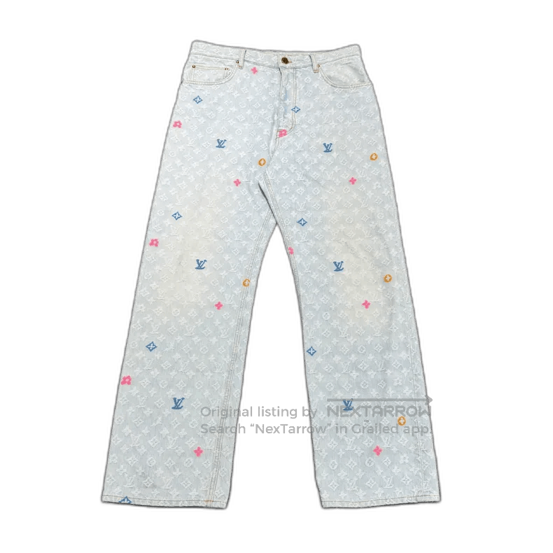 Louis Vuitton louis vuitton tyler monogram denim pants. Size US 31 - 1 Thumbnail