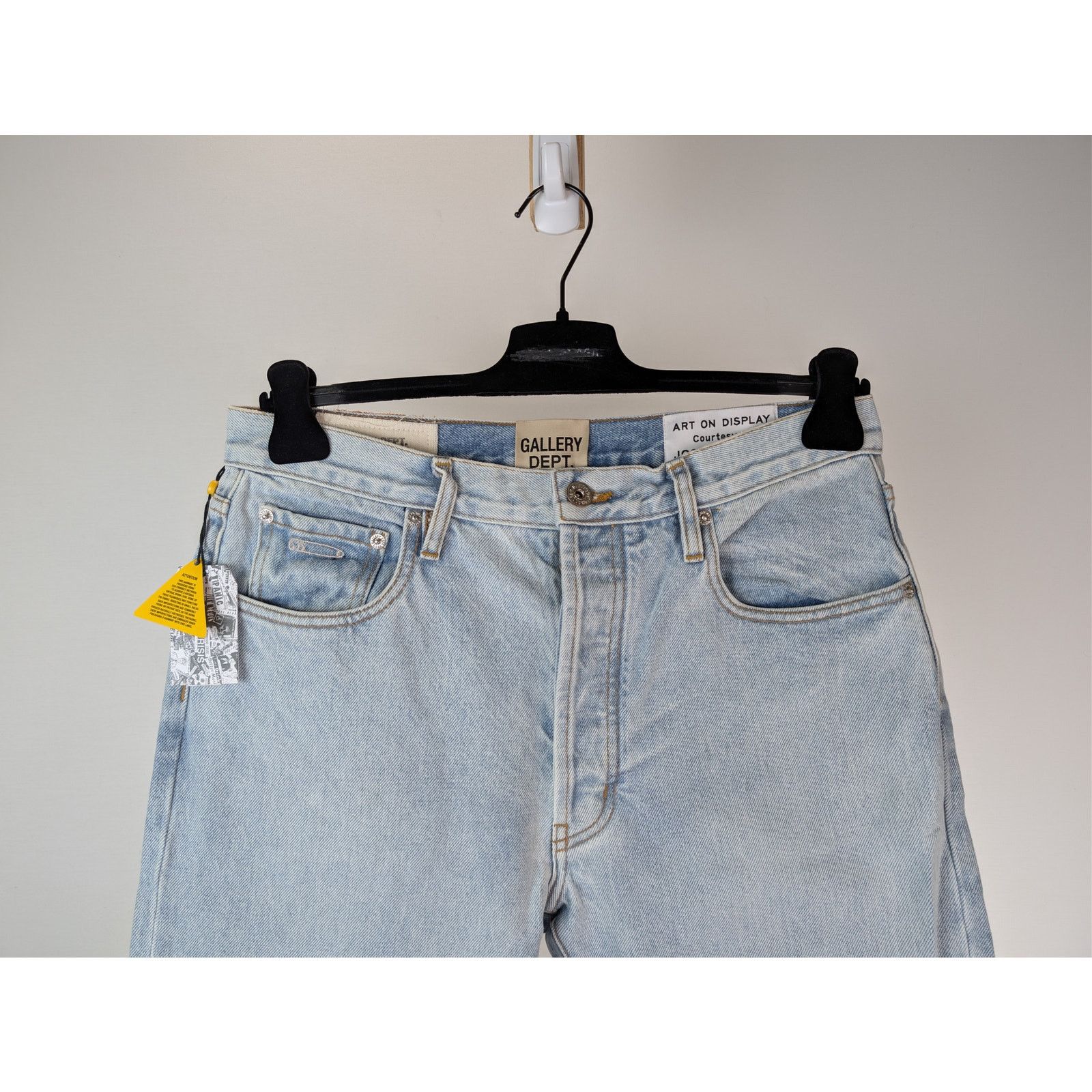 Gallery Dept. o1rshd1 Size: 38 x 32 / Pascal 5001 Straight-Leg Denim Jeans Size US 38 / EU 54 - 3 Thumbnail
