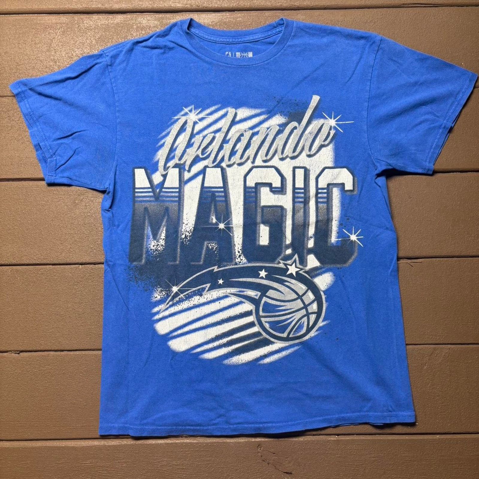 NBA Blue Orlando Magic Basketball Graphic Shirt Size US M / EU 48-50 / 2 - 1 Thumbnail