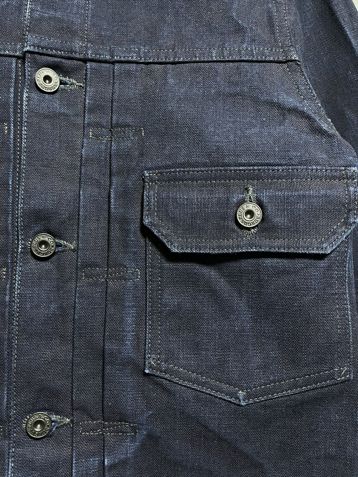 Burgus Plus BURGUS PLUS JAPAN TYPE-1 INDIGO DYED DUCK CANVAS JACKET Size US S / EU 44-46 / 1 - 5 Thumbnail