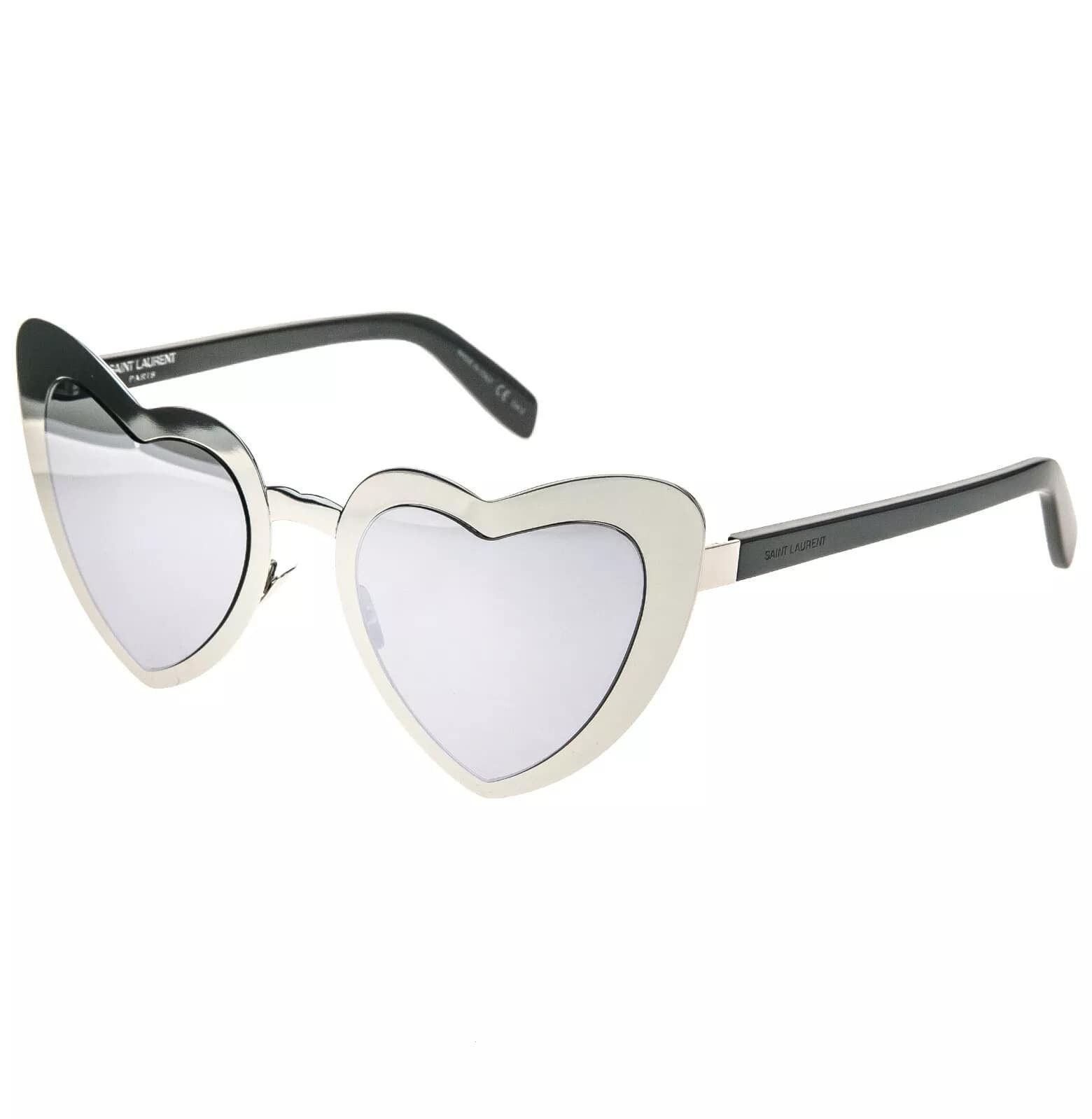 Yves Saint Laurent SAINT LAURENT LOULOU SL 196 SL196 Black Sunglasses 001 Size ONE SIZE - 8 Thumbnail
