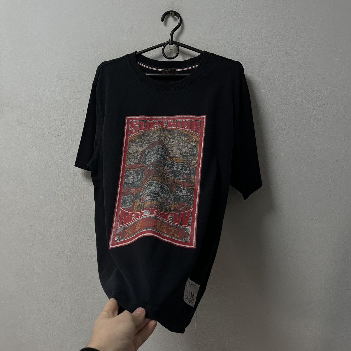 Evisu Evisu T-shirt Big Logo Black Size XL Size US XL / EU 56 / 4 - 8 Thumbnail