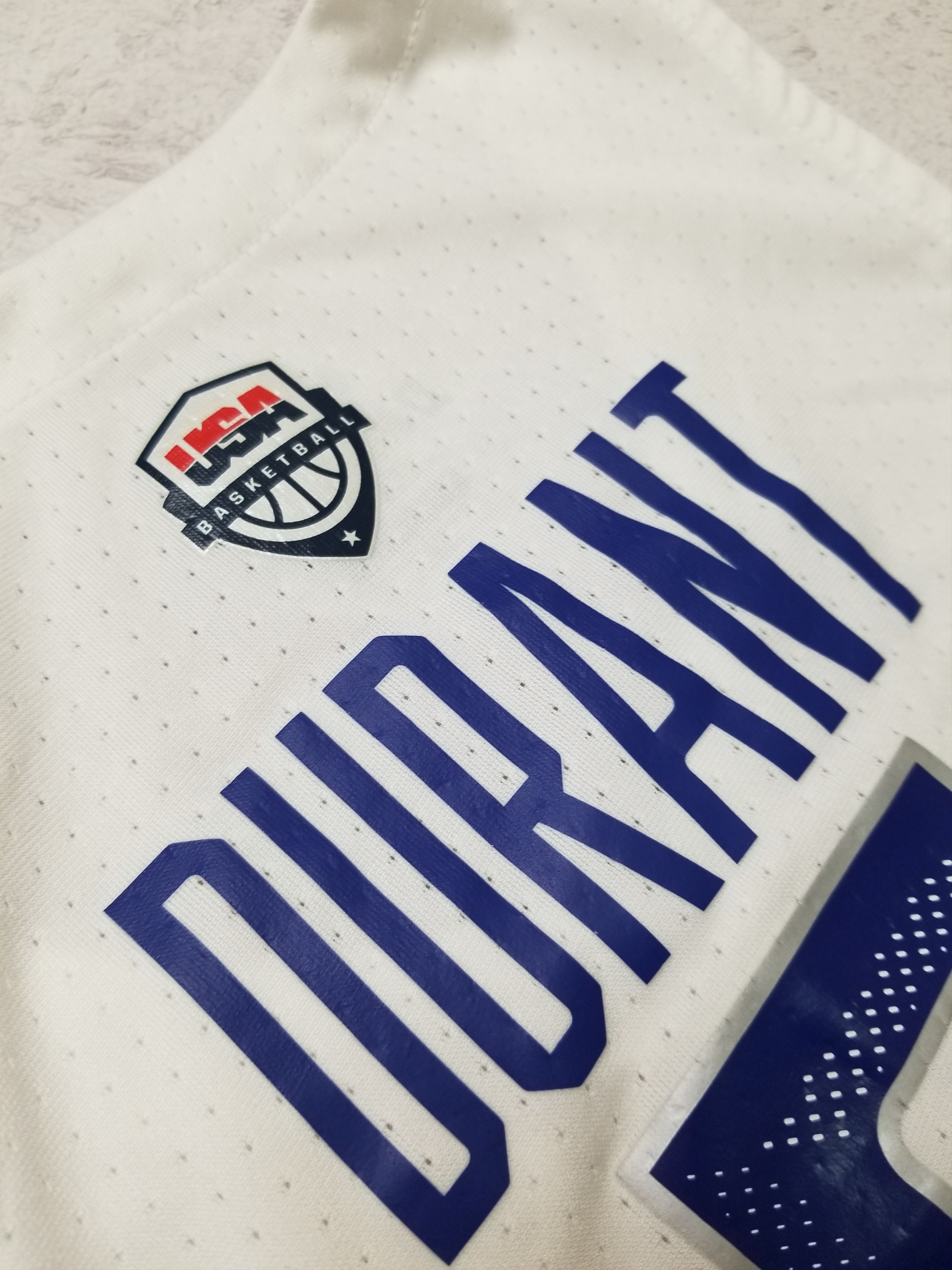 Nike Rare USA Olympic Kevin Durant Nike Jersey Size US XL / EU 56 / 4 - 4 Thumbnail