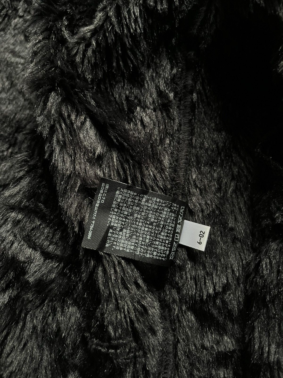 Isamu Katayama Backlash Vintage uniqlo faux fur velvet asymmetric punk jacket Size US L / EU 52-54 / 3 - 8 Thumbnail