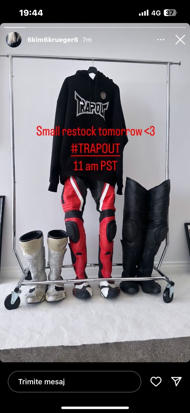 Destroy Lonely × Kim Krueger kim krueger trapout tee Size US M / EU 48-50 / 2 - 8 Thumbnail