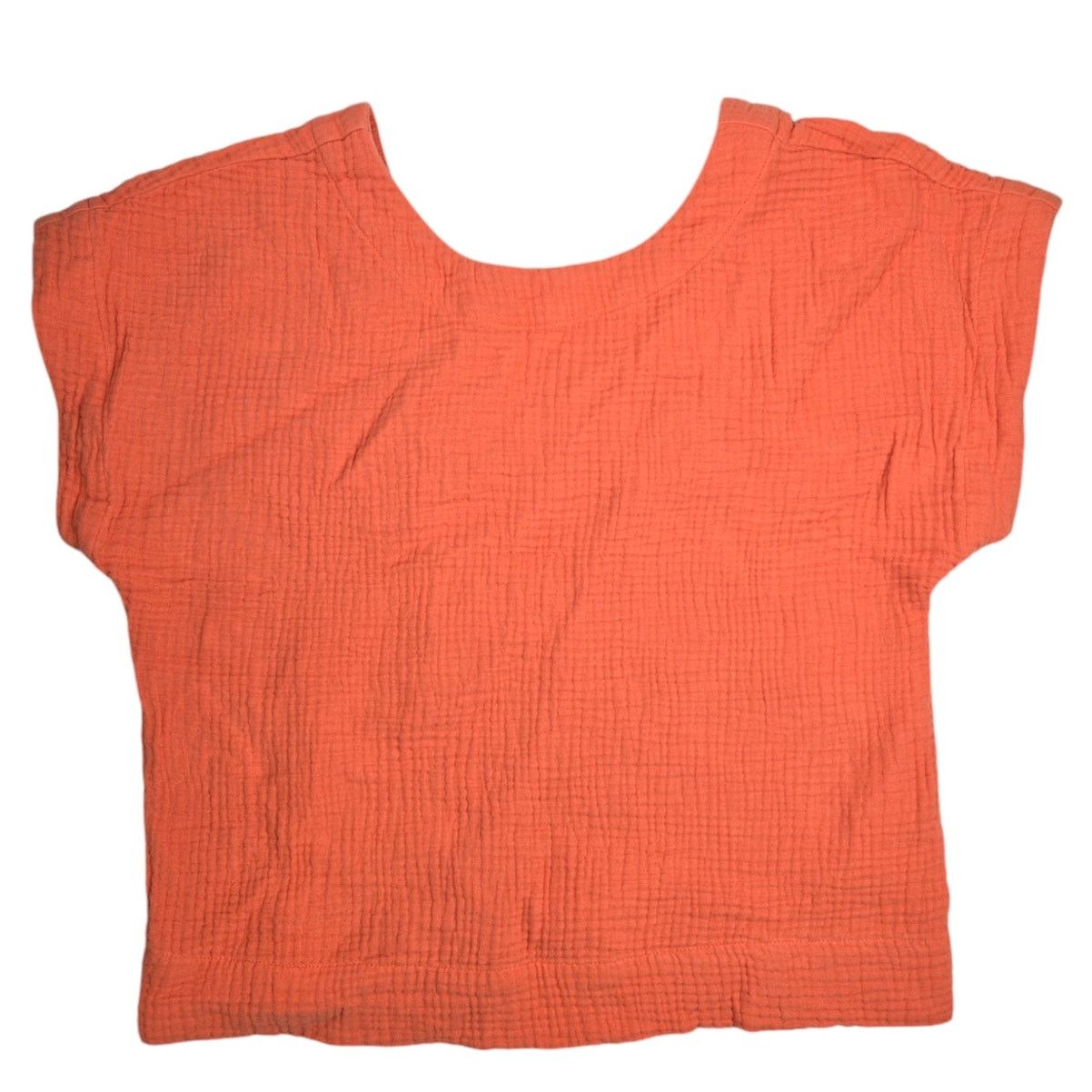 Madewell Madewell | Soft Coral Textured Shirt w/Square Back | Small Size S / US 4 / IT 40 - 1 Thumbnail