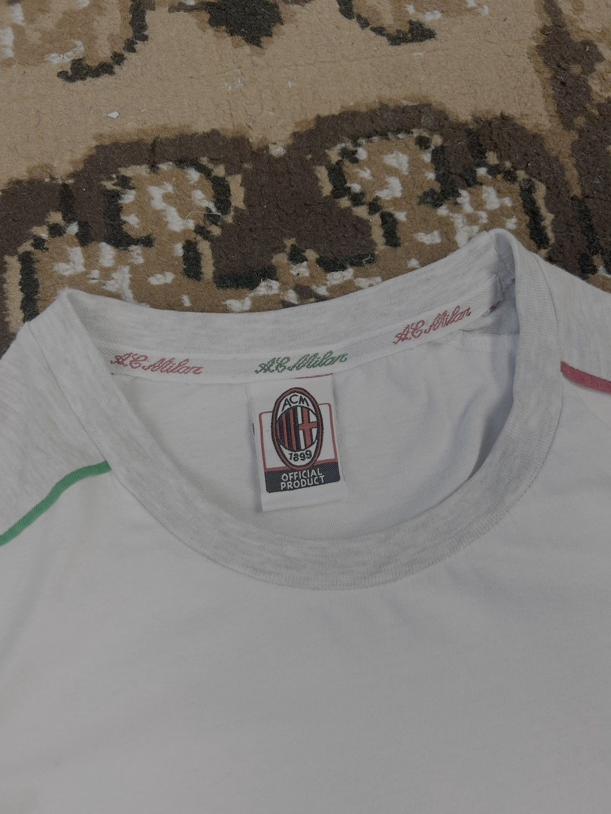 Vintage Vintage AC Milan 1899 Graphic Tee Soccer Shirt Size US S / EU 44-46 / 1 - 6 Thumbnail
