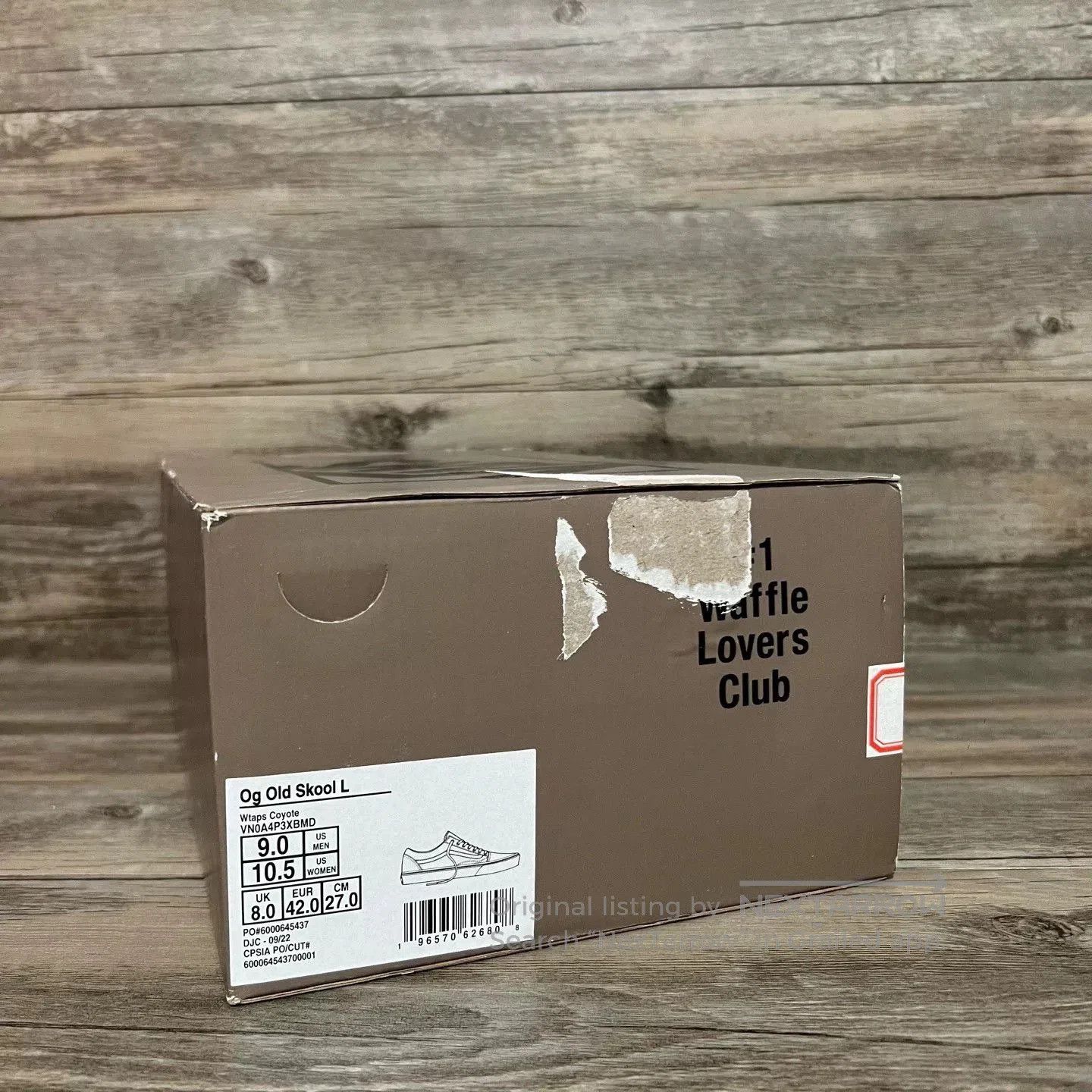 Vans WTAPS x Vans Old Skool OG LX. Size US 9 / EU 42 - 8 Thumbnail
