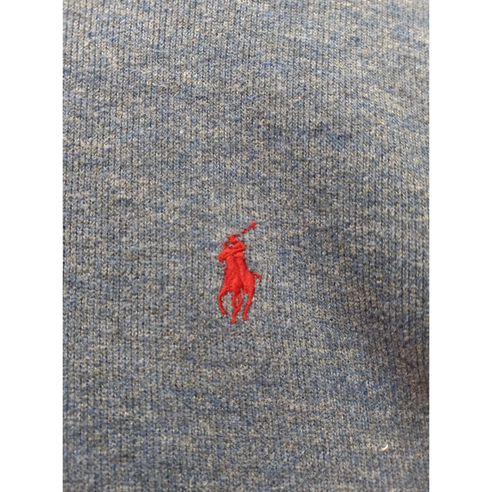 Polo Ralph Lauren RALPH LAUREN 1/4 ZIP LONG SLEEVE BLUE SWEATER MEN'S XL GOOD CONDITION Pullover Knit Cotton Zipper Logo Crew Neck Casual Classic Preppy Shirt Size US XL / EU 56 / 4 - 4 Thumbnail
