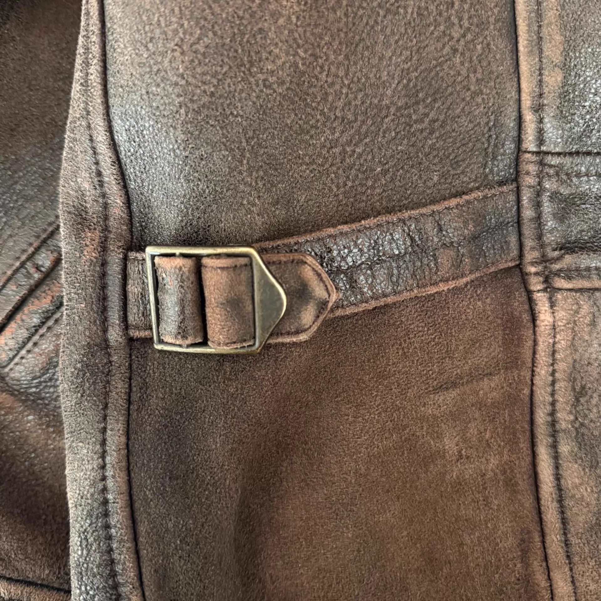 Levi's LVC 1940s Italian Lambskin Deep Brown Reversible XL Jacket Size US XL / EU 56 / 4 - 8 Thumbnail