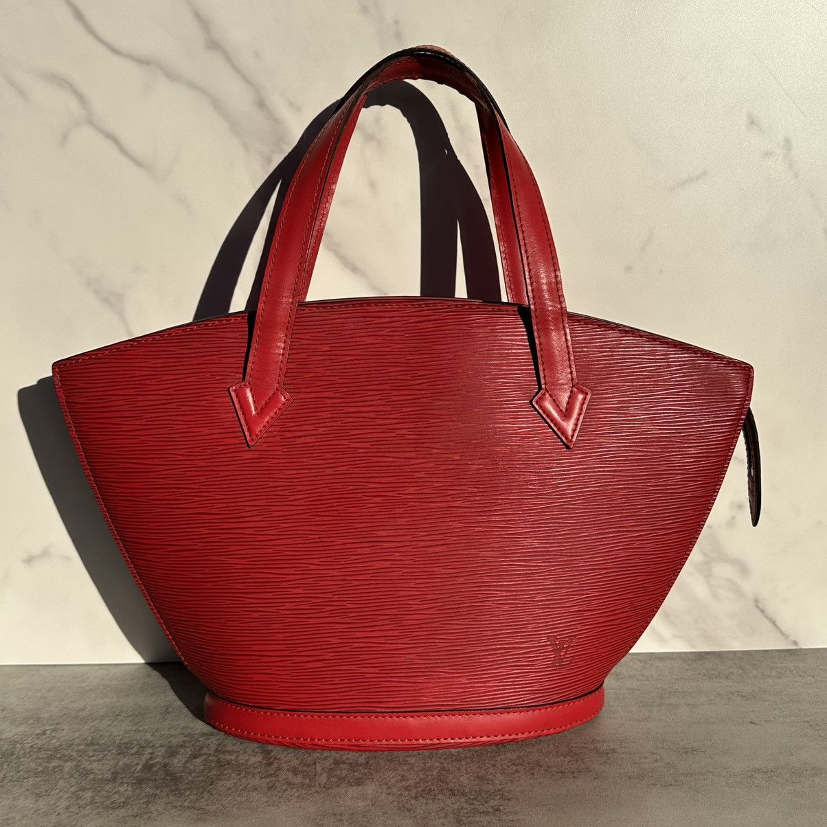 Louis Vuitton Louis Vuitton Epi Saint Jacques PM Castillan Red Size ONE SIZE - 1 Thumbnail