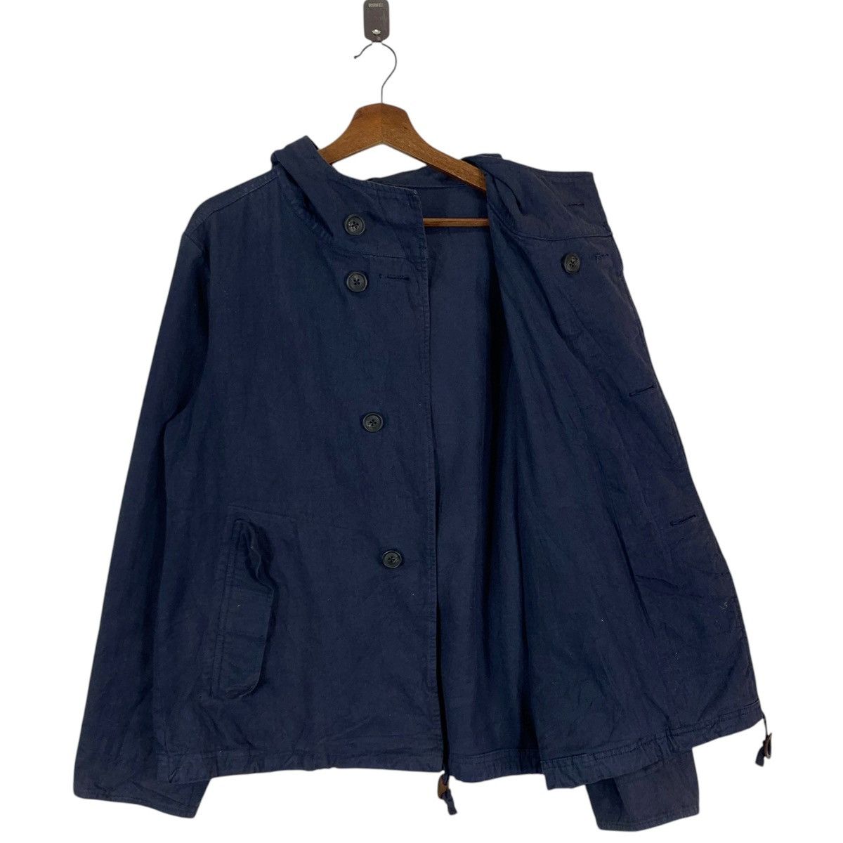 Issey Miyake × Japanese Brand VINTAGE QUADRO JAPANESE BRAND MILITARY HOODIE JACKET Size US L / EU 52-54 / 3 - 6 Thumbnail