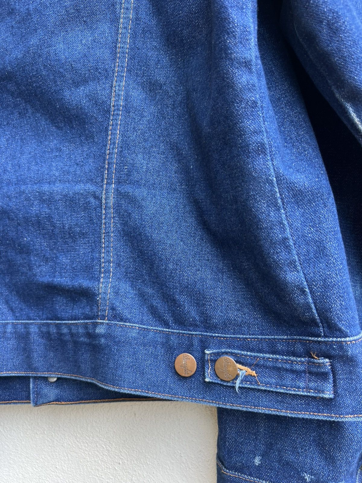 Vintage Vintage 70s 80s Wrangler Blue Denim Jacket Size US XXL / EU 58 / 5 - 15 Thumbnail