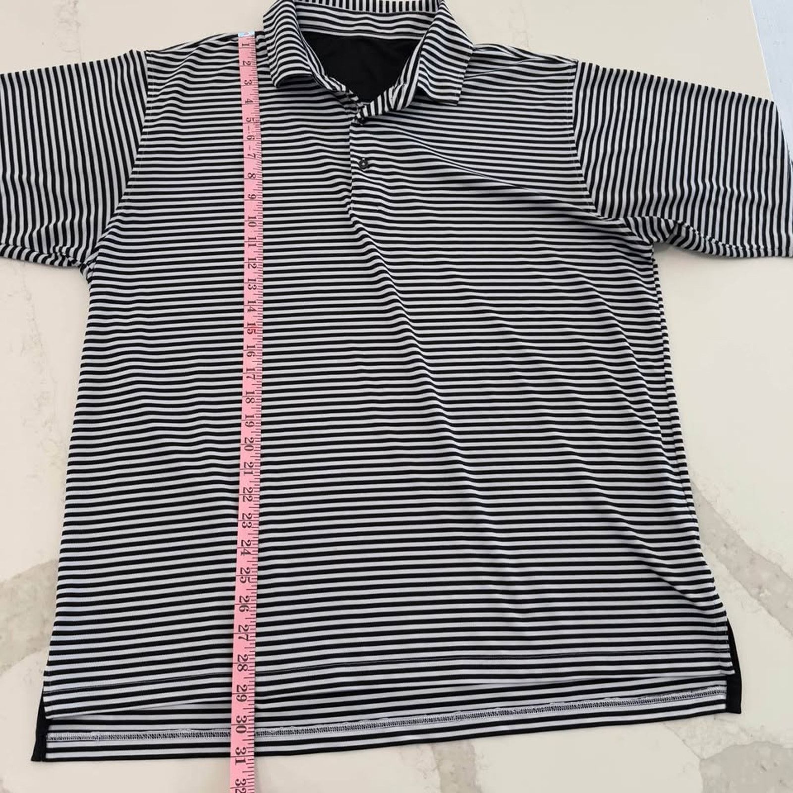 Bobby Jones Bobby Jones Short Sleeve Golf Polo Shirt Men XXL Black/White Size US XXL / EU 58 / 5 - 6 Thumbnail