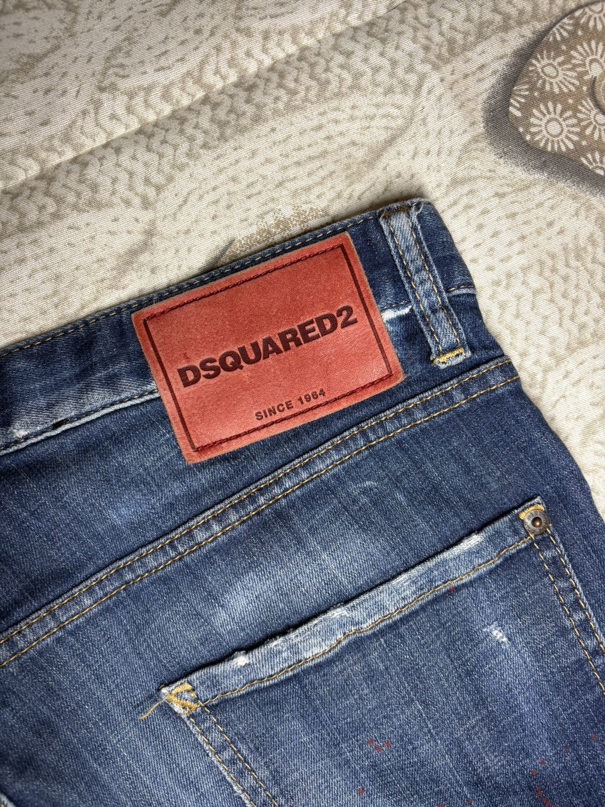 Dsquared2 🔥 Dsquared2 Cool Guy Jeans S74LB0330 Distressed Blue Denim Size US 34 / EU 50 - 6 Thumbnail