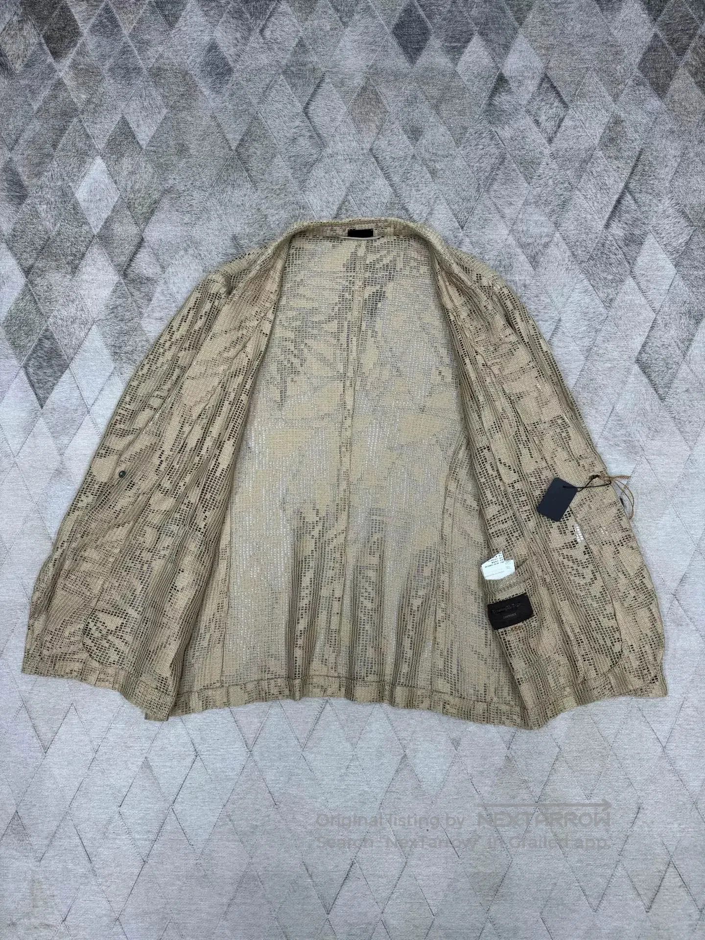 Ermenegildo Zegna Zegna Couture Spring Summer Hollow Out Blazer. Size US L / EU 52-54 / 3 - 4 Thumbnail