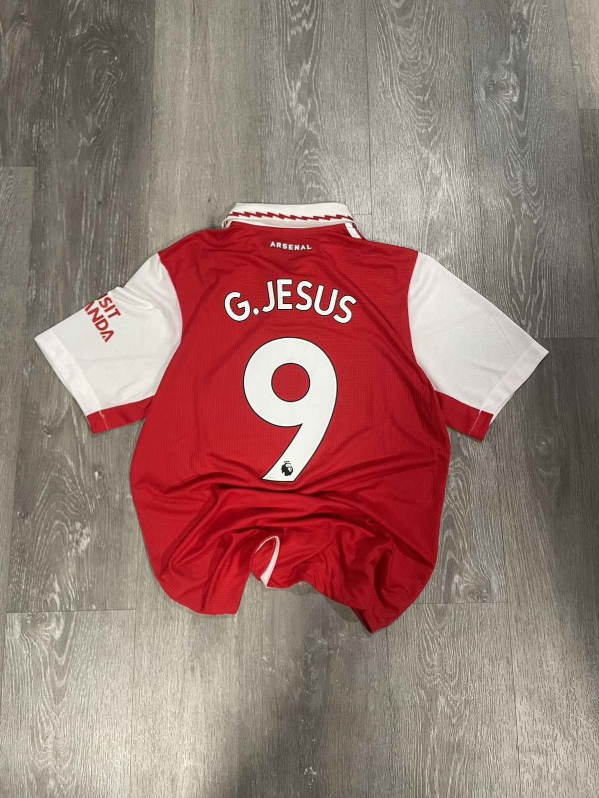 Adidas G. Jesus Arsenal Home Kit 21-22 Size US L / EU 52-54 / 3 - 3 Thumbnail