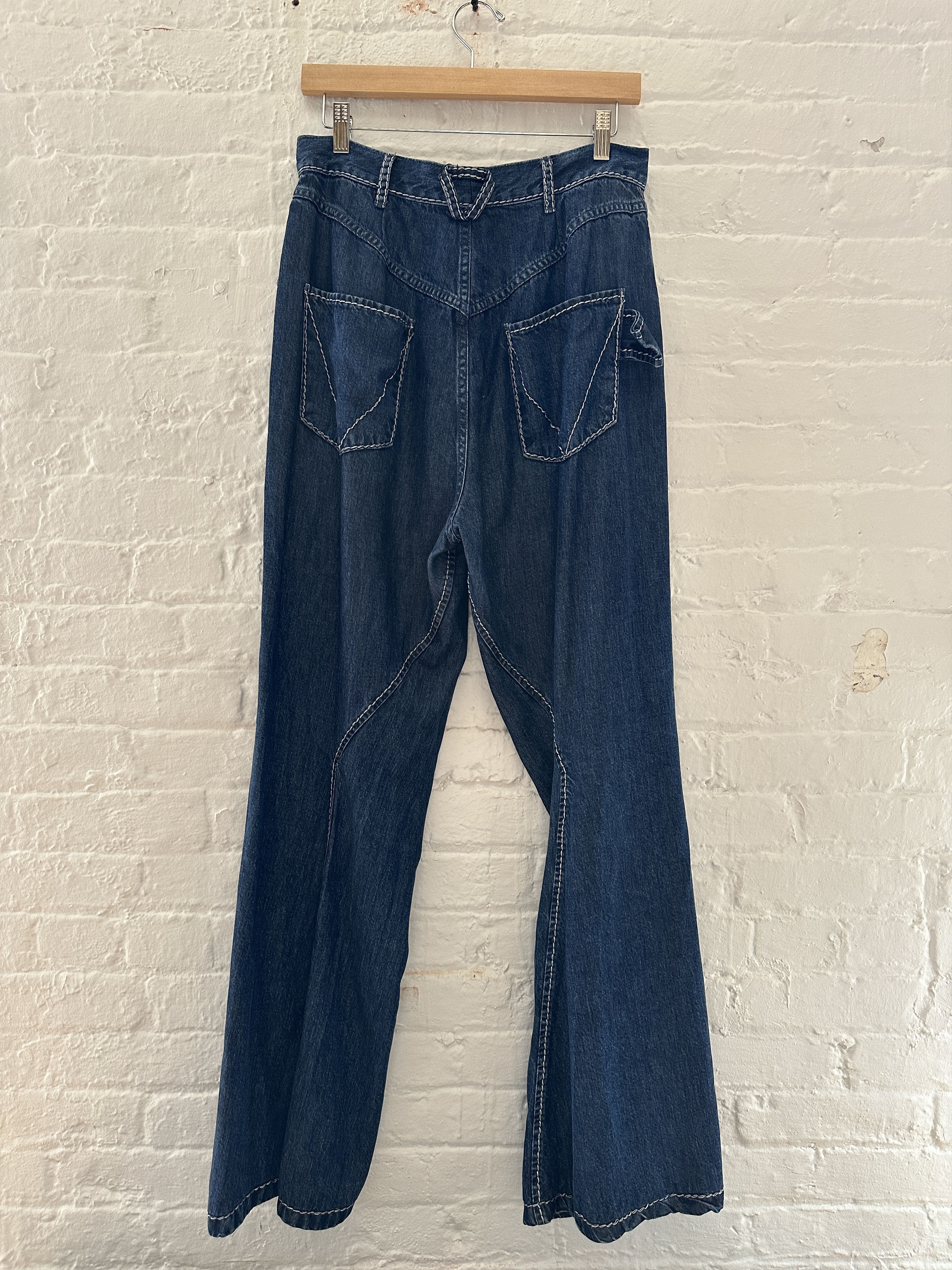 Bottega Veneta Bottega Veneta Wide Leg Baggy Jeans Size US 30 / EU 46 - 4 Thumbnail