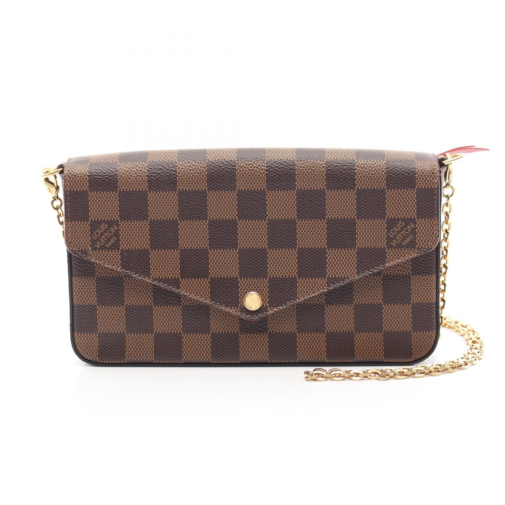 Louis Vuitton Louis Vuitton Pochette Felicie Damier Shoulder Bag Canvas Shoulder Bag N63032 in Brown, Women's