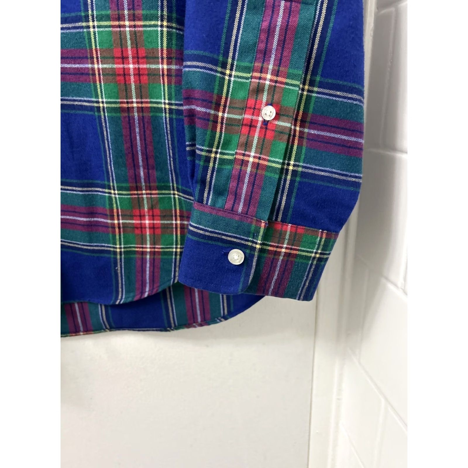 Vineyard Vines Vineyard Vines Murray Shirt Mens Small Blue Plaid Classic Fit L/S Button-Up Size US S / EU 44-46 / 1 - 7 Thumbnail