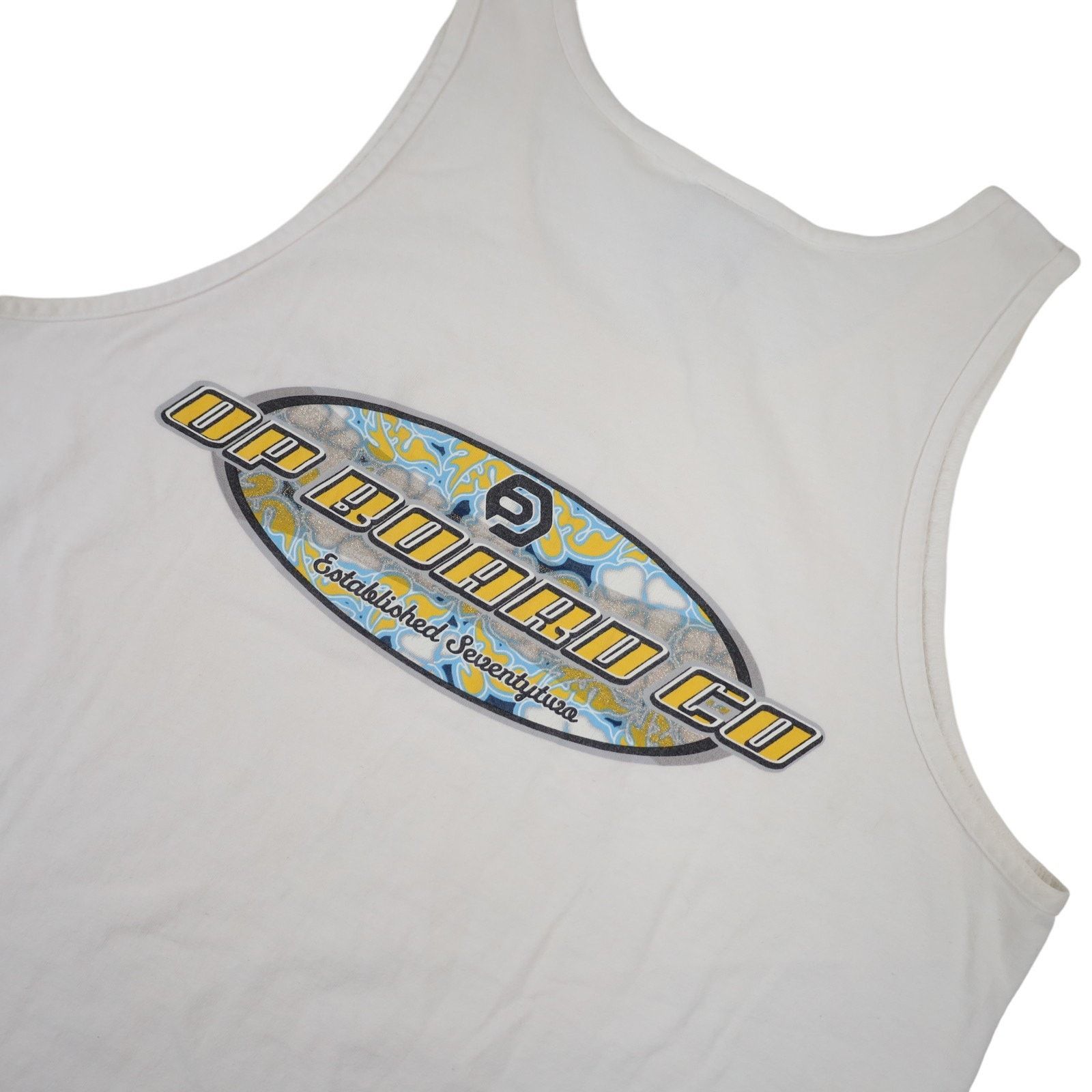 Ocean Pacific × Vintage Vintage Y2k Ocean Pacific Board Co. Graphic Tank Top Size US L / EU 52-54 / 3 - 11 Thumbnail