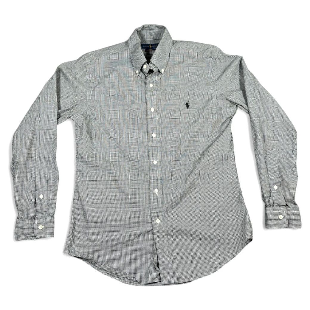 Ralph Lauren Ralph Lauren Shirt Adult MEDIUM Black White Checkered Gingham Pony Logo Preppy Size US M / EU 48-50 / 2 - 2 Thumbnail
