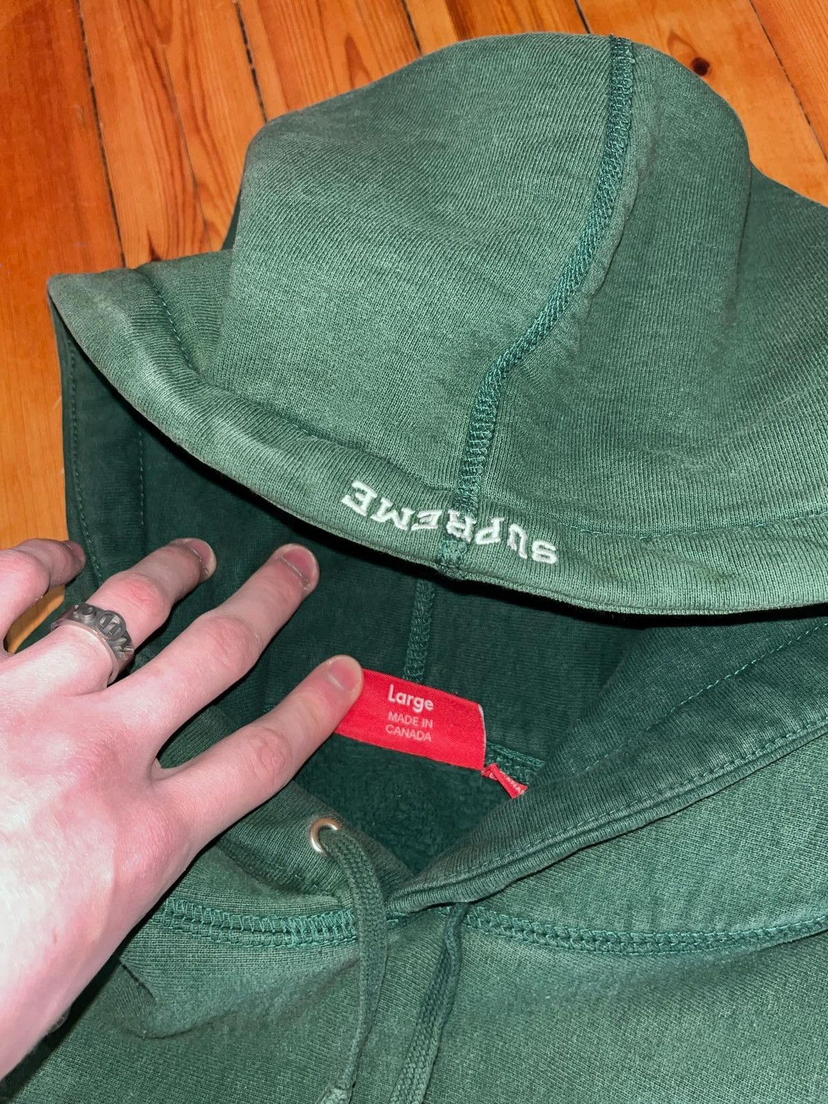 Supreme Supreme S Logo Hooded Sweatshirt (FW18) Size US L / EU 52-54 / 3 - 6 Thumbnail