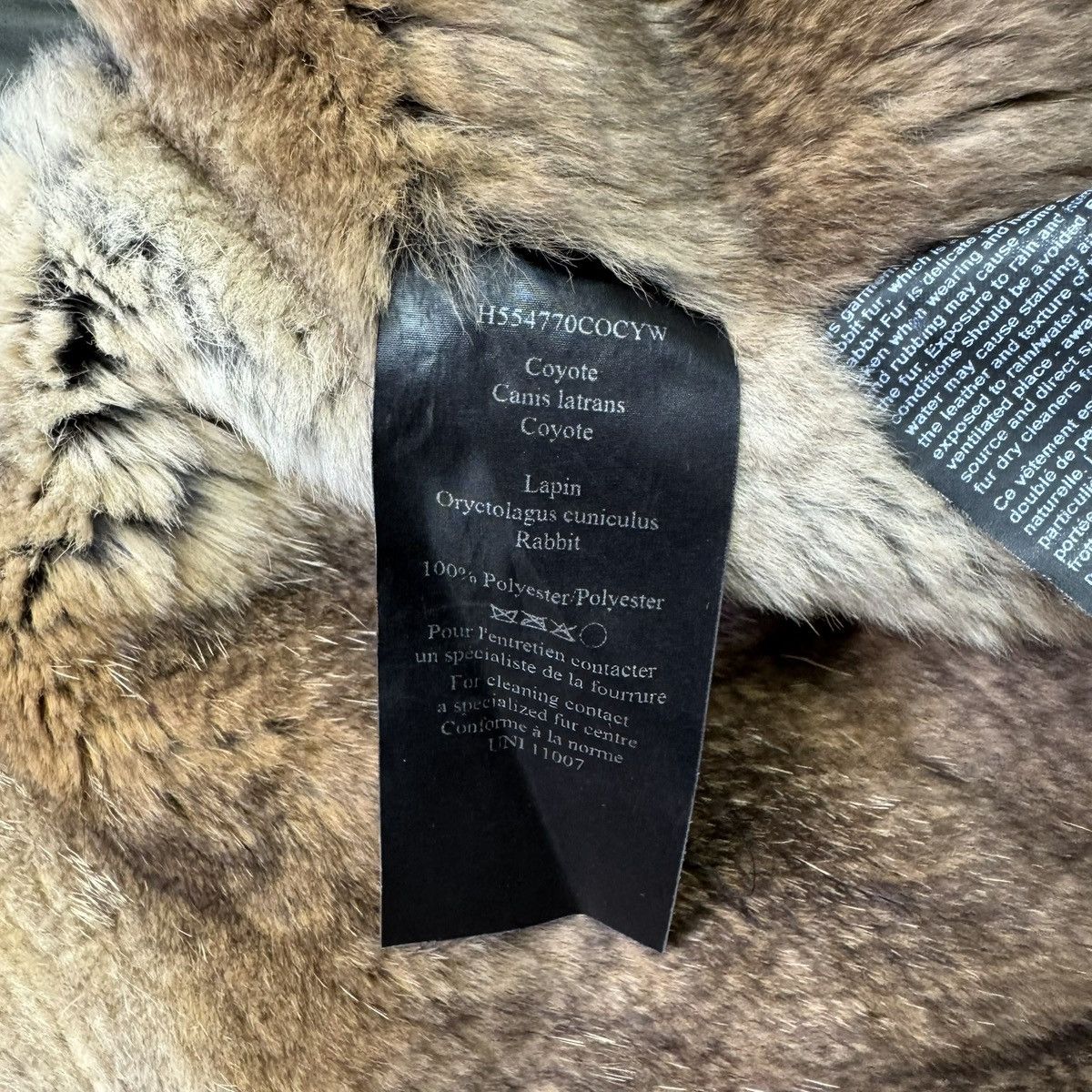 Yves Salomon YVES SALOMON HOMME RABBIT FUR PARKA Size US M / EU 48-50 / 2 - 8 Thumbnail