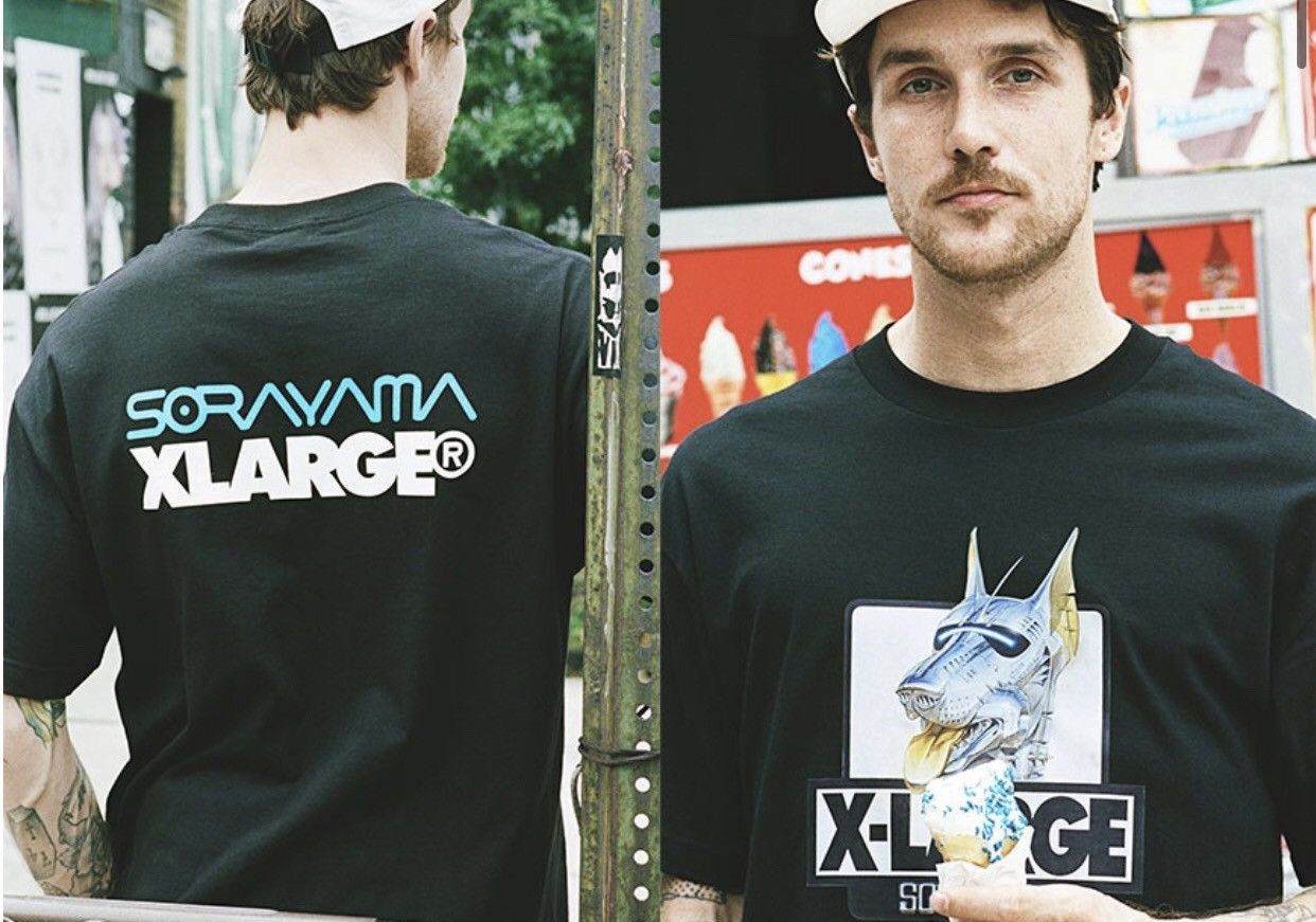 Club Sorayama × Xlarge XLARGE x Hajime Sorayama Robot Dog faded Tee Size US M / EU 48-50 / 2 - 7 Thumbnail