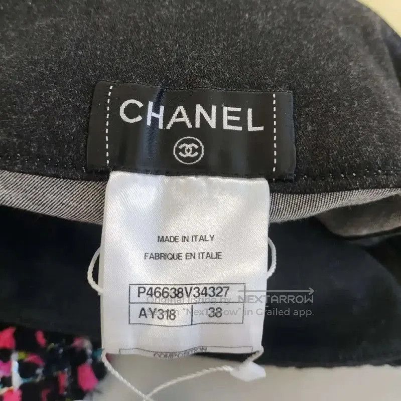 Chanel CHANEL Women's Black Cotton Denim Pants . Size 26" / US 2 / IT 38 - 3 Thumbnail