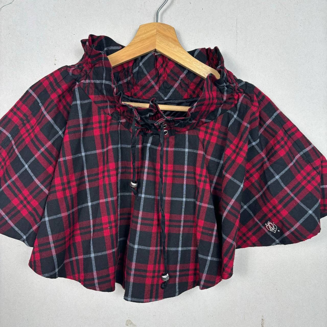 Japanese Brand Mad Punk Red Tartan Skirt Size 25" / US 0 / IT 36 - 3 Thumbnail