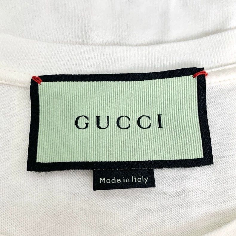 Gucci Gucci Logo printed apple pattern round-neck cotton beige sh Size US S / EU 44-46 / 1 - 6 Thumbnail
