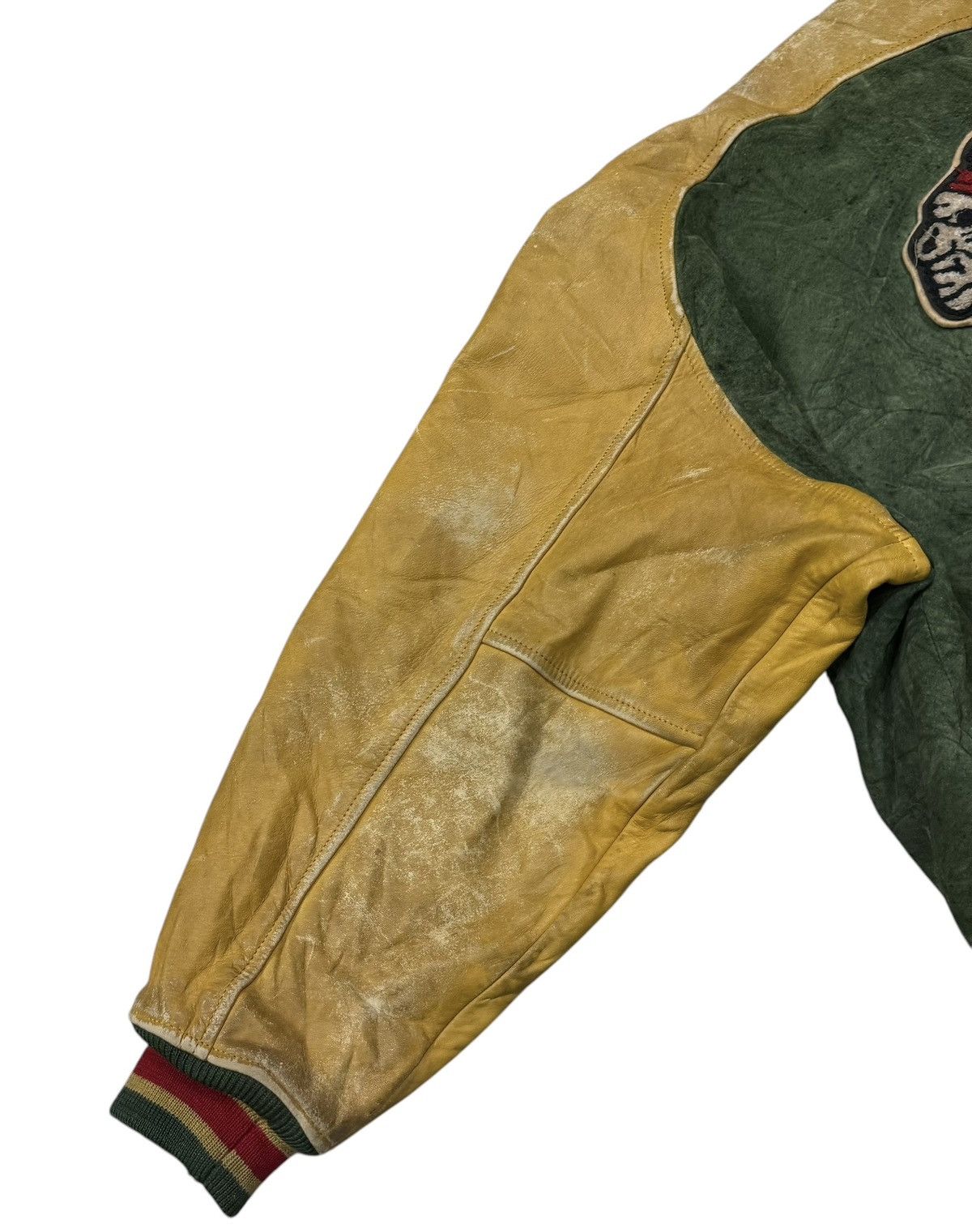 Leather Vintage Ice Fire 1953 Pig Skin Leather Varsity Jacket Size US M / EU 48-50 / 2 - 15 Thumbnail