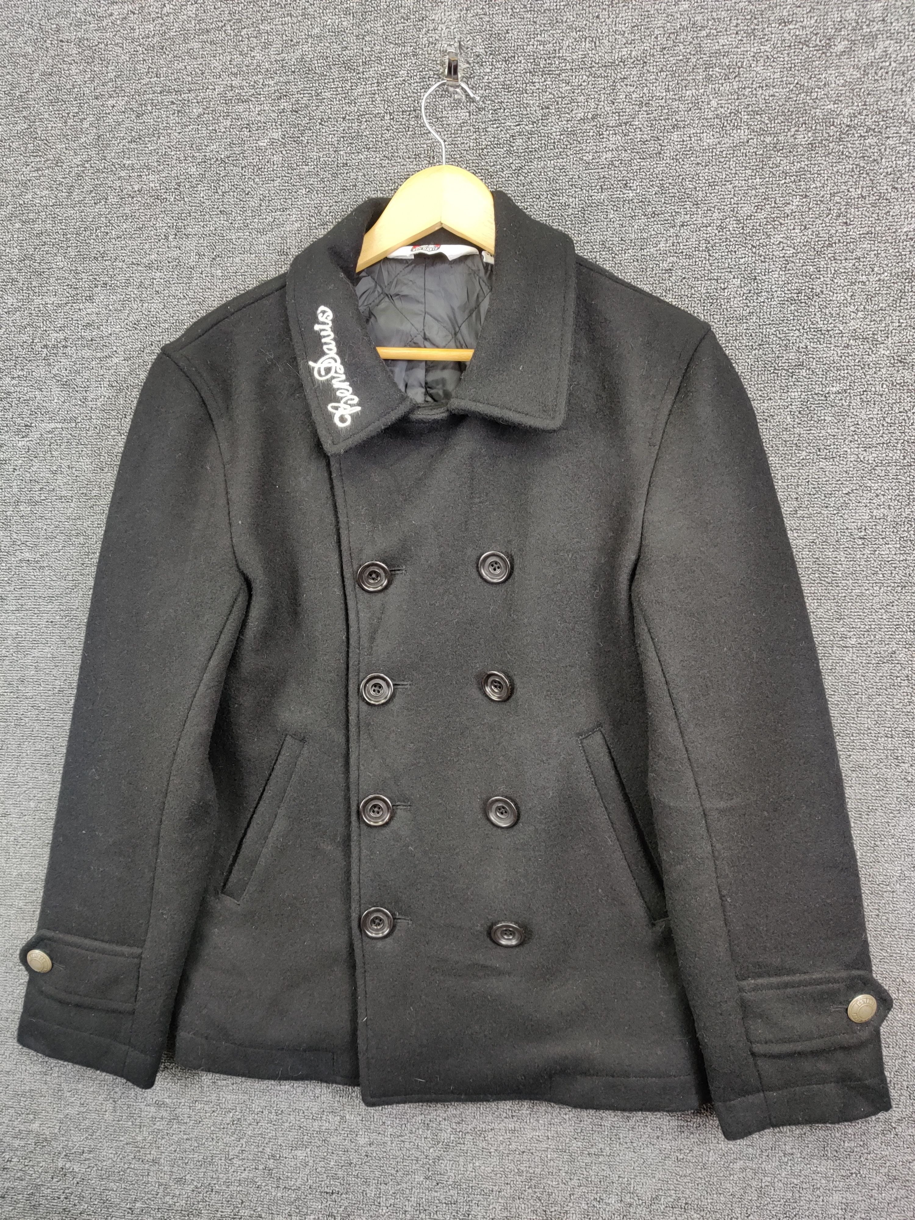 Ben Davis Vintage Ben Davis Double Breasted Wool Coat Size US M / EU 48-50 / 2 - 2 Thumbnail