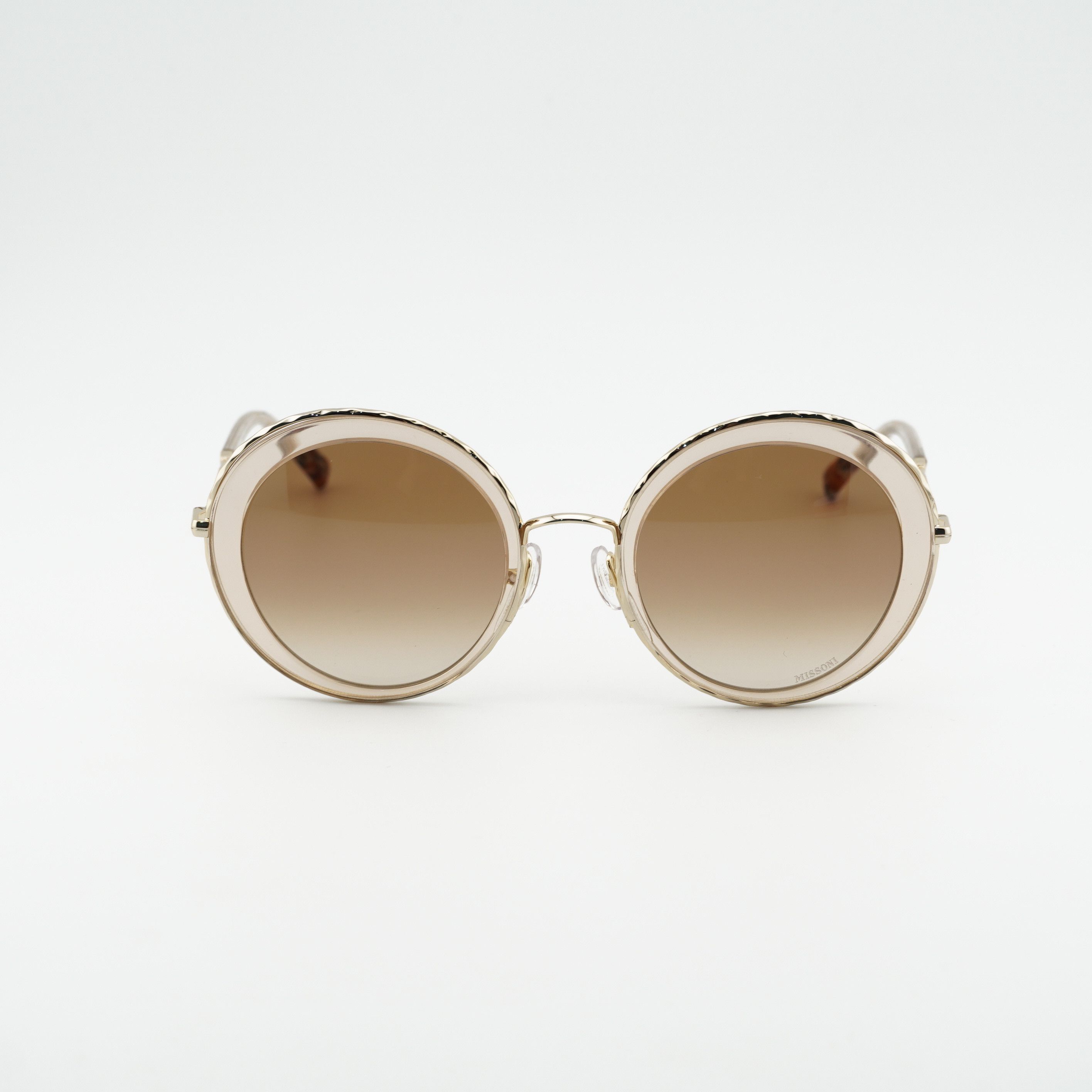 Missoni Missoni MIS 0033/S 05BD HA Sunglasses Gold/Sand Round Frame Size ONE SIZE - 7 Thumbnail