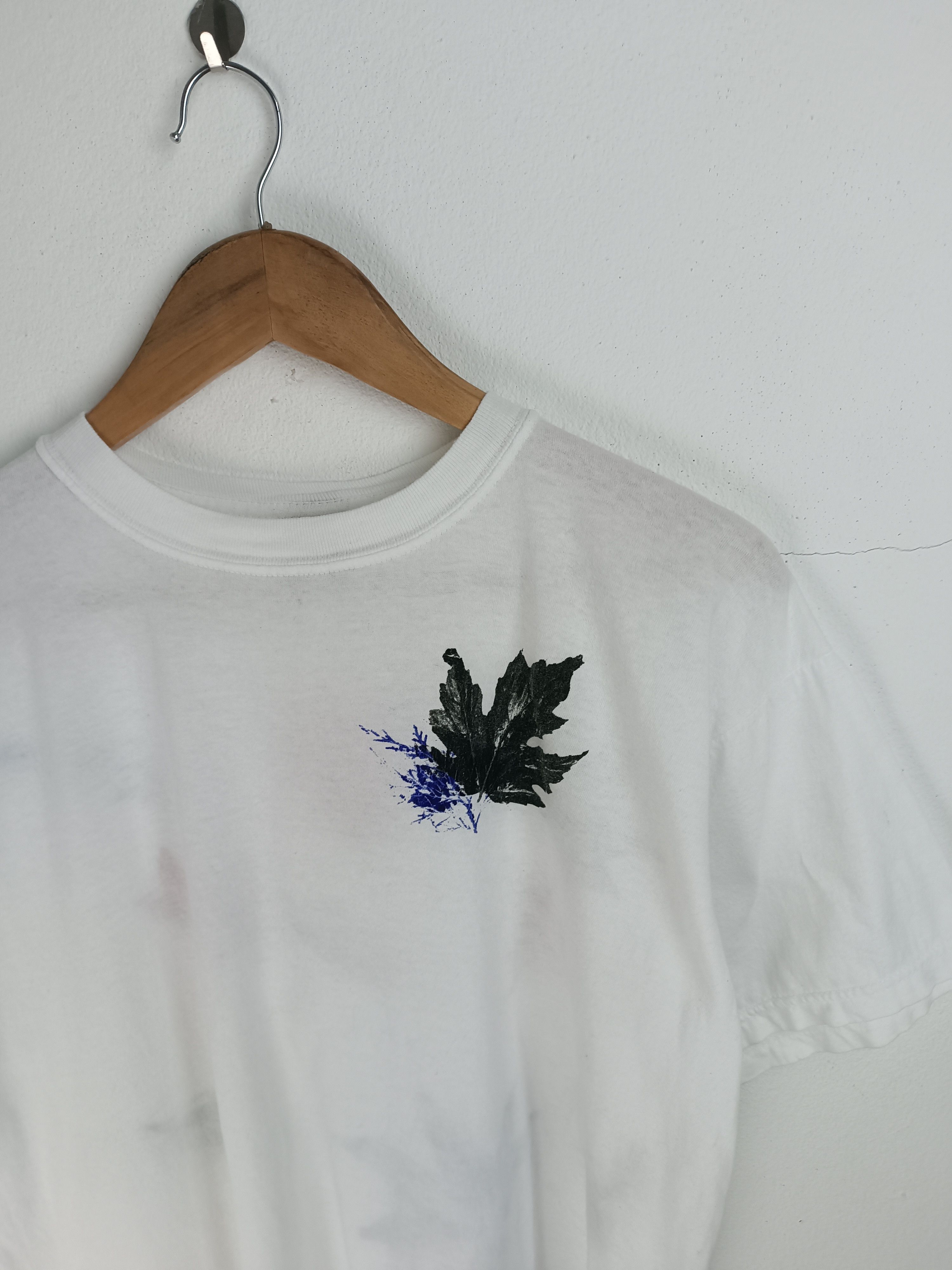 Vintage VINTAGE ART TEE DIY FROM LEAF WITH PAINT VERY RARE! Size US M / EU 48-50 / 2 - 7 Thumbnail