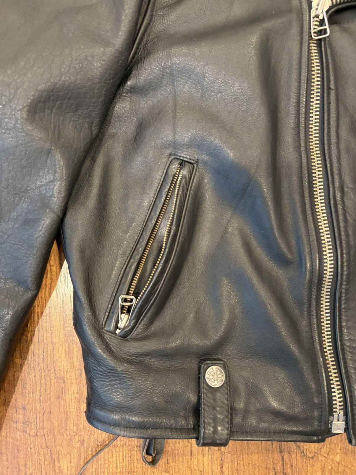 Avirex Vintage Avirex Leather Jacket Mens XL Pocket Motorcycle Size US XL / EU 56 / 4 - 7 Thumbnail