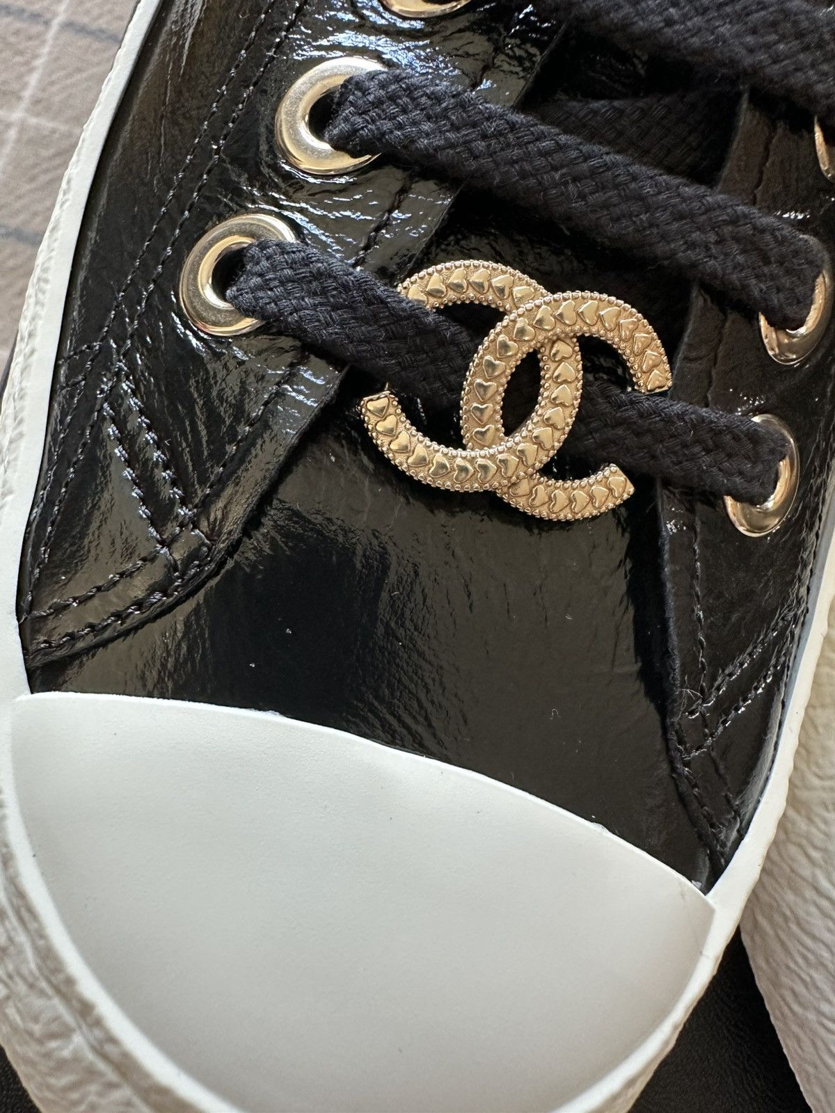 Chanel Chanel sneaker Black 38.5 Size US 8.5 / IT 38.5 - 3 Thumbnail