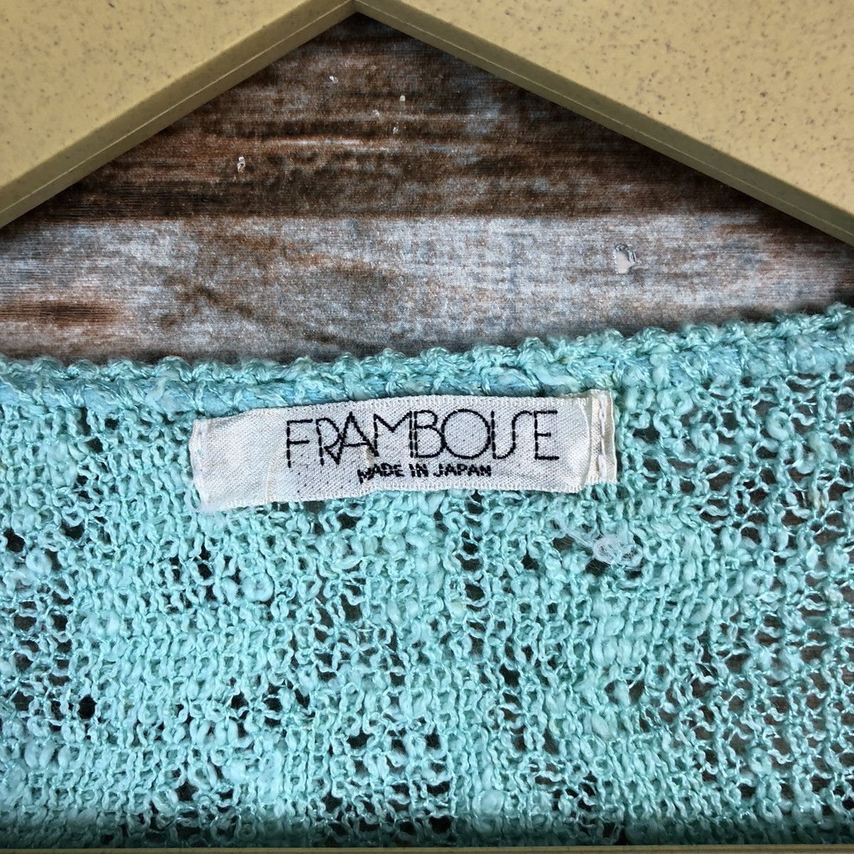Homespun Knitwear × Japanese Brand Framboise Green Cardigan Knitwear #A963 Size S / US 4 / IT 40 - 9 Thumbnail
