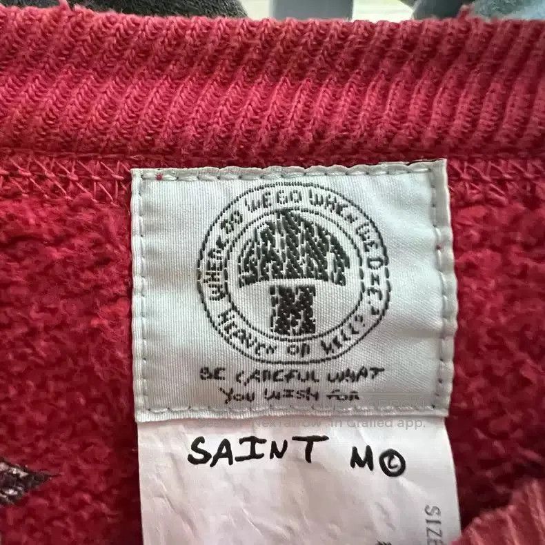 Saint Michael Saint Michael Letter printed logo sweater. Size US M / EU 48-50 / 2 - 3 Thumbnail