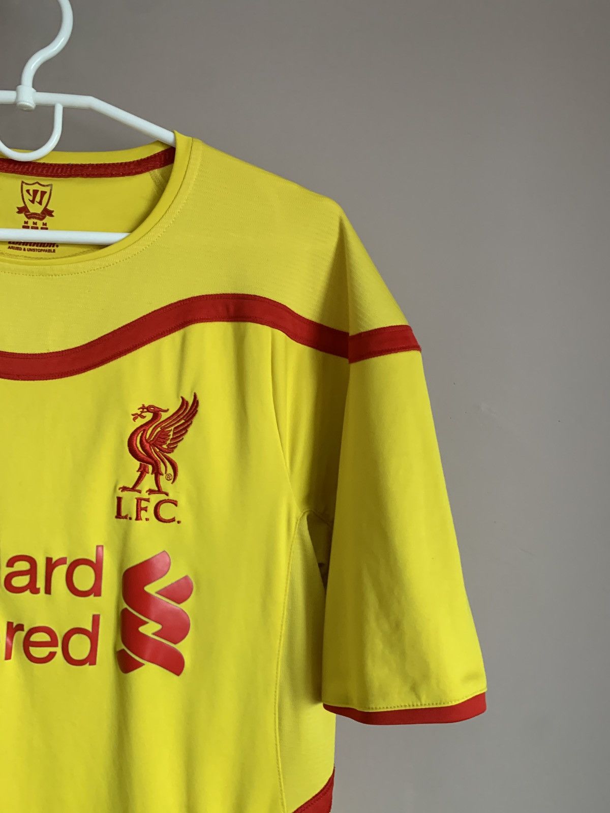 Warrior Liverpool FC 2014 2015 away soccer football shirt jersey Size US M / EU 48-50 / 2 - 4 Thumbnail