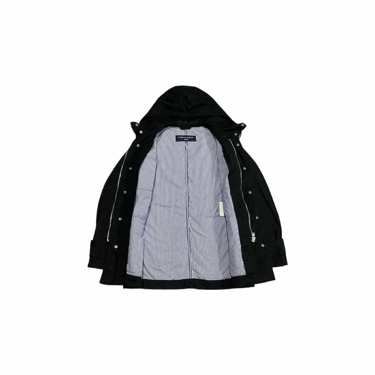 Comme des Garcons Homme × Comme des Garcons Homme Plus × Japanese Brand 🔥Ad2009 Comme Des Garcons Homme Mountain Parka Jacket Hooded Size US M / EU 48-50 / 2 - 2 Thumbnail